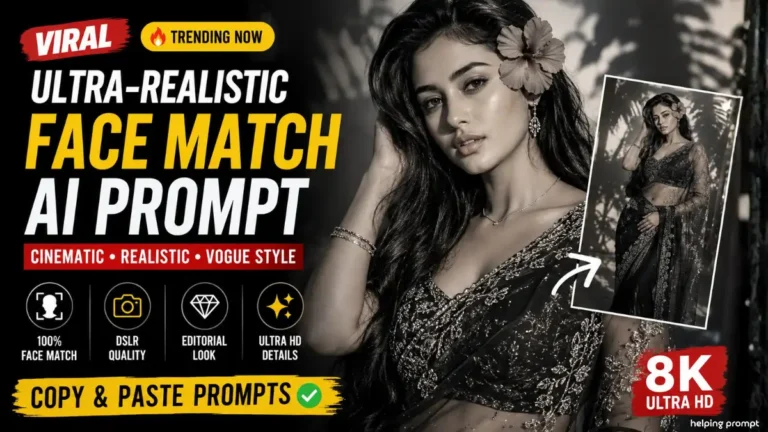 11 Ultra-Realistic Face Match Prompt for Luxury AI Photoshoots