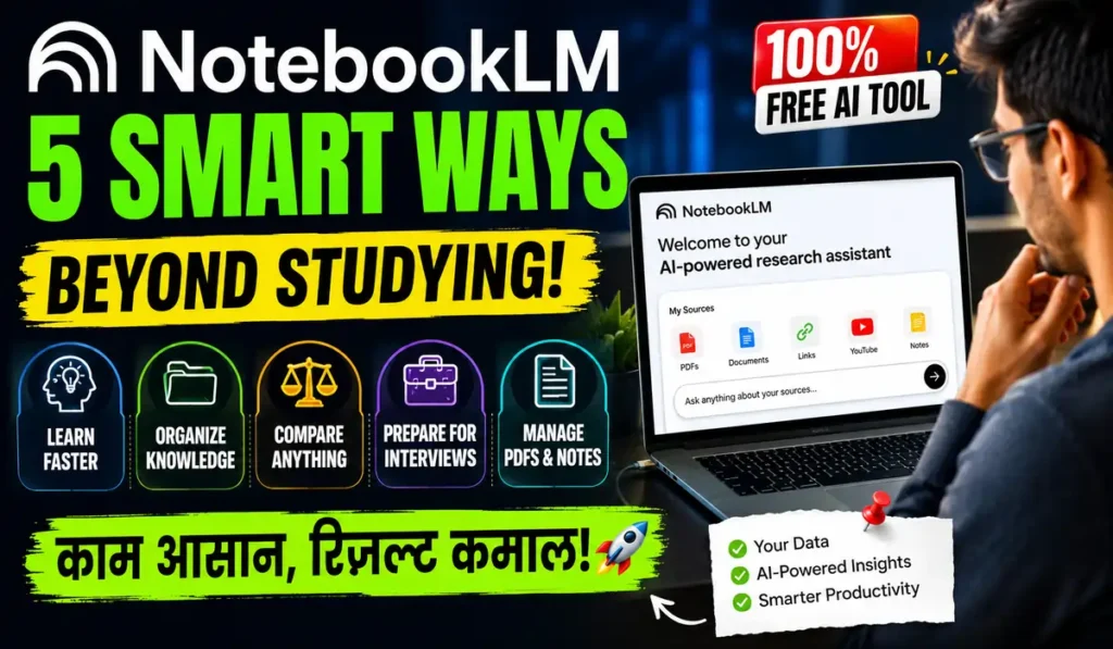 5 Free AI NotebookLM Tricks uses