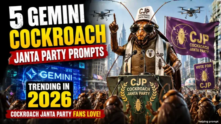 Gemini Best Cockroach Janta Party Prompts