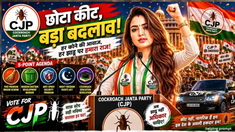 5-Point Agenda Cockroach Janta Party AI Prompt