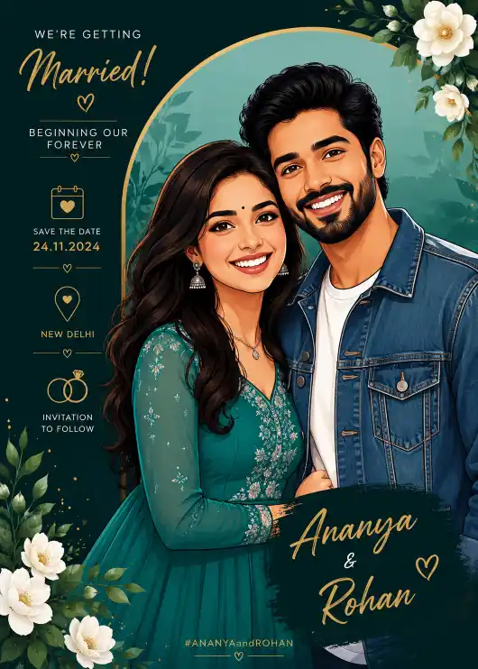 AI Wedding Caricature Prompts