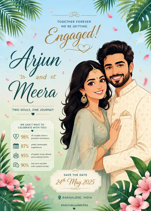AI Wedding Caricature Prompts