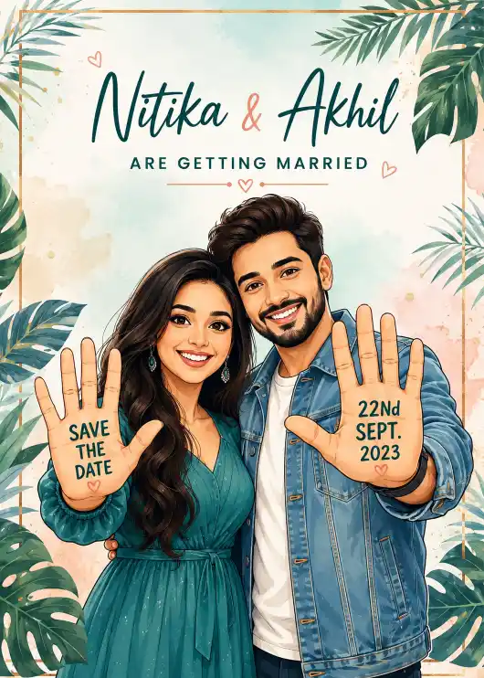 AI Wedding Caricature Prompts