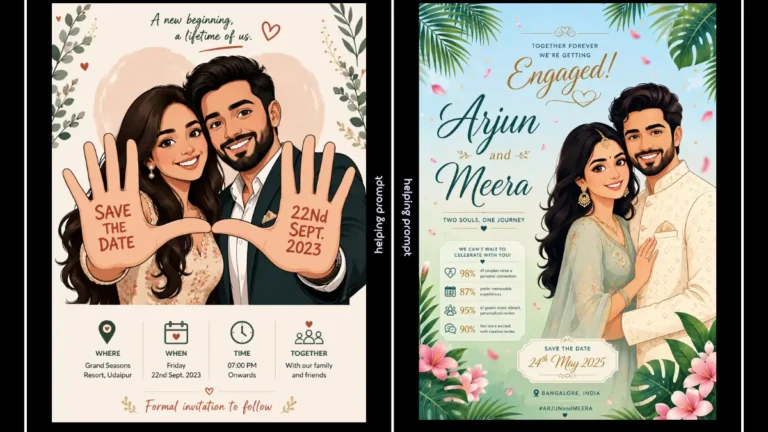 AI Wedding Caricature Prompts