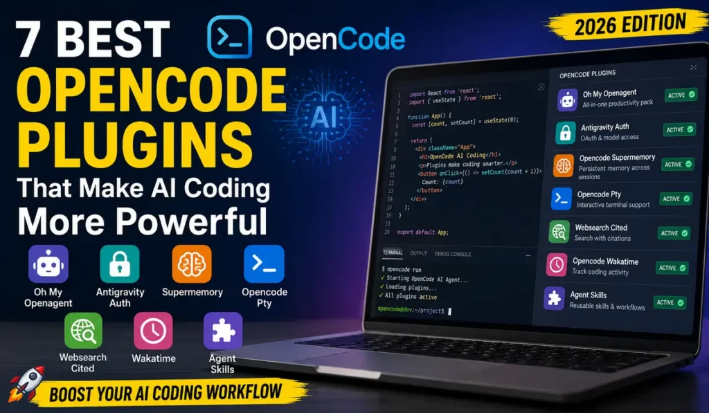 7 Best OpenCode Plugins for AI Coding Workflows in 2026