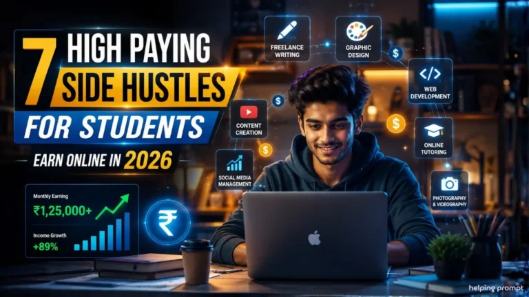 7 High Paying Side Hustles for Students That Actually Work in 2026