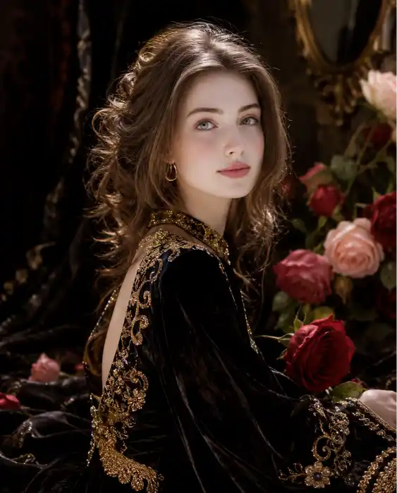 Fantasy Fashion Portrait AI Prompt