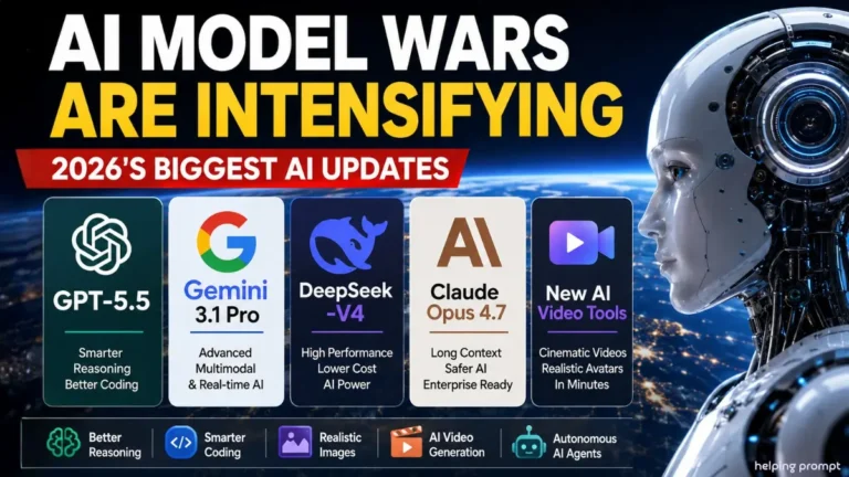 AI Model Wars 2026 GPT-5.5, Gemini 3.1 Pro and DeepSeek-V4 Redefine AI Speed