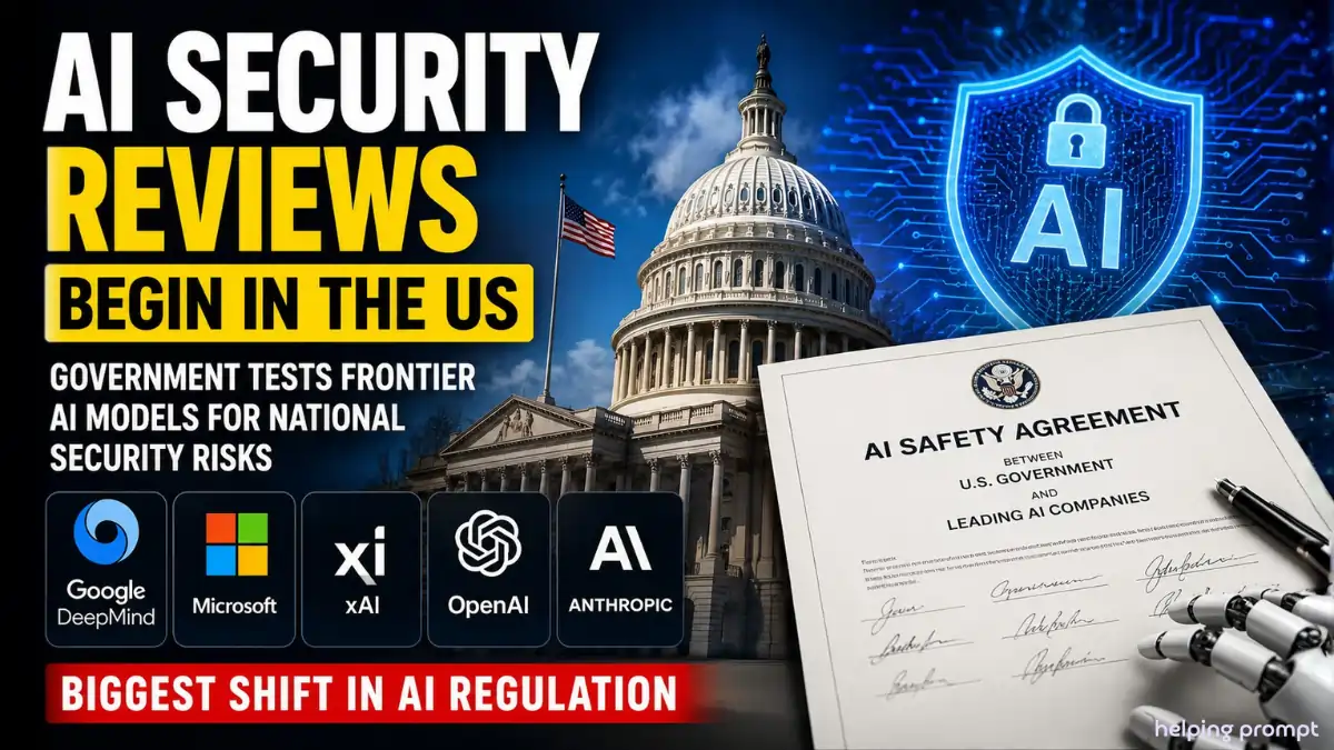 AI Security Reviews Begin as US Signs Deals With OpenAI, Google, and Microsoft