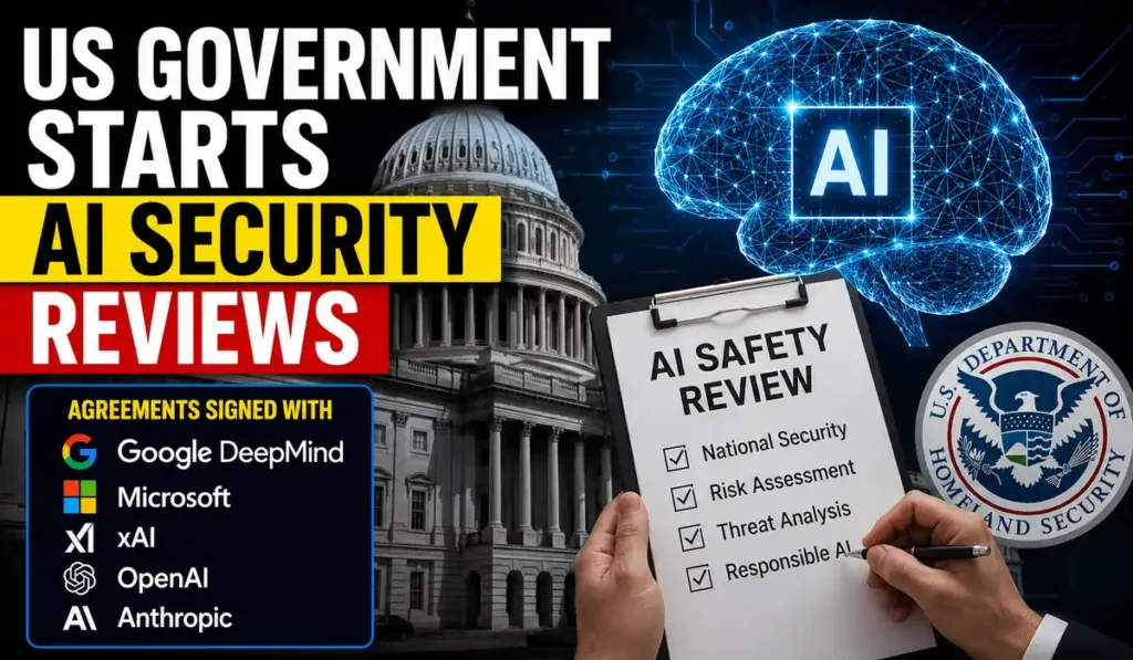 AI Security Reviews Begin as US Signs Deals