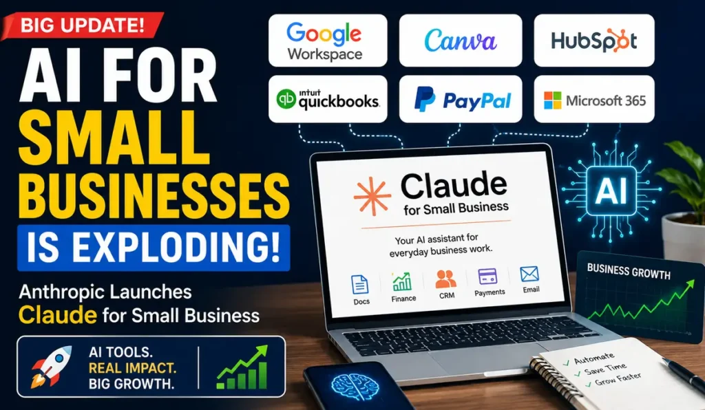 AI for Small Businesses Is Exploding as Claude Targets Startups