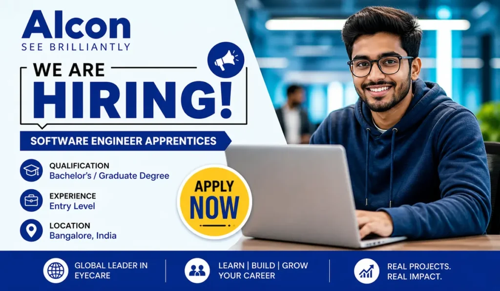 Alcon Software Engineer Apprentices Bangalore Hiring 2026