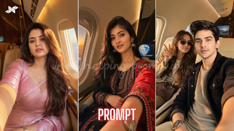 Ambani Luxury Flight Selfie Prompts