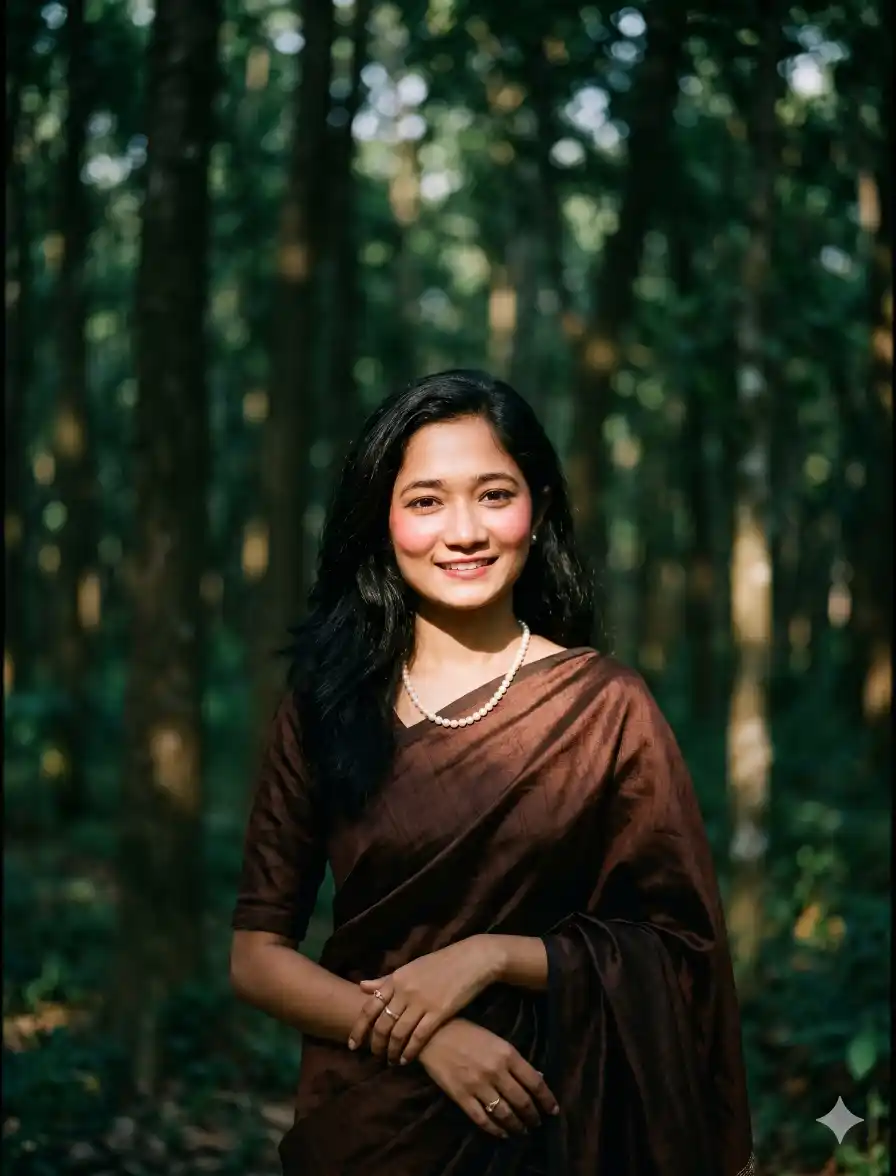 America Golden Hour Saree AI Portrait Prompt (Tested)