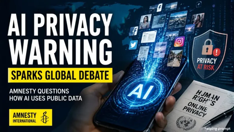 Amnesty Privacy Warning Raises New Que Over Generative AI Data Use