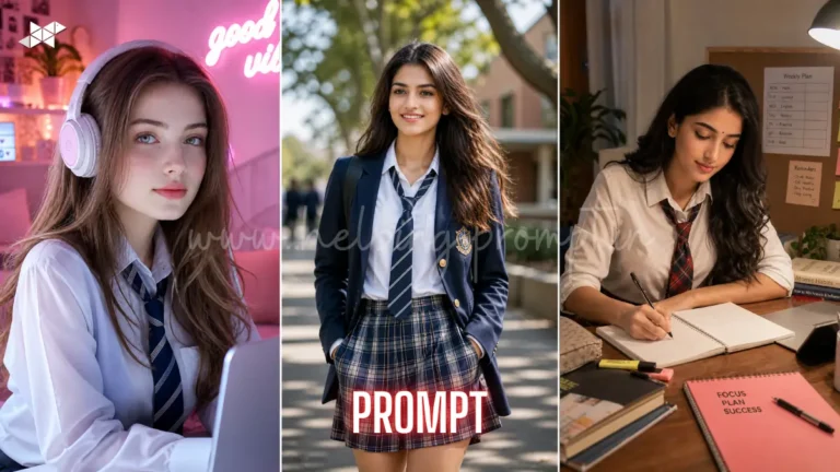 Best Aesthetic AI Image Prompts for 10th-Grade Girl