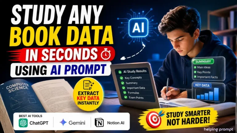 AI study prompt