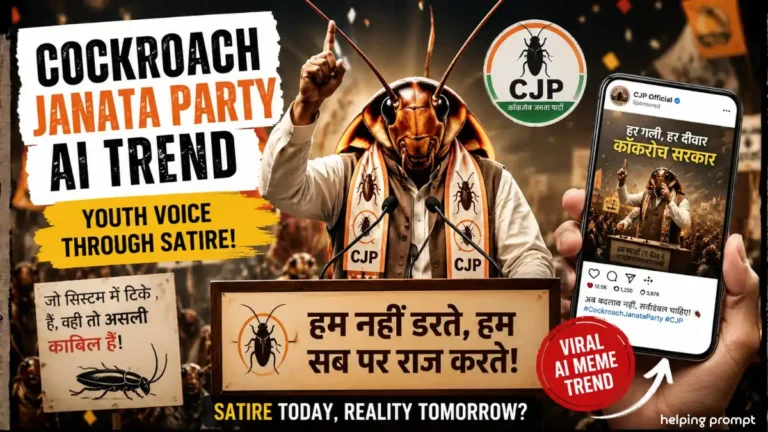Cockroach Janata Party AI Trend