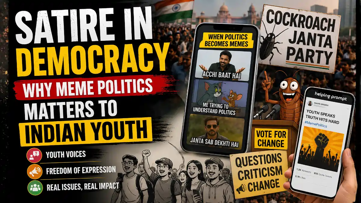 Cockroach Satire in Democracy Why Meme Politics Matters to Indian Youth