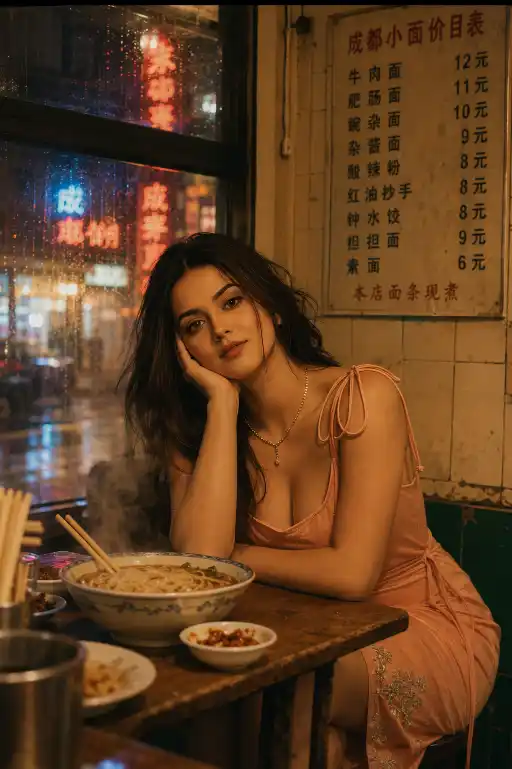 Dreamy Chinese Street Nostalgia Prompts