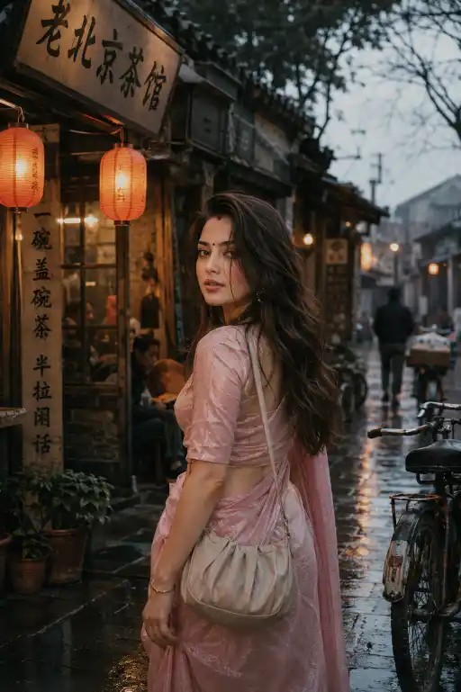 Dreamy Chinese Street Nostalgia Prompts