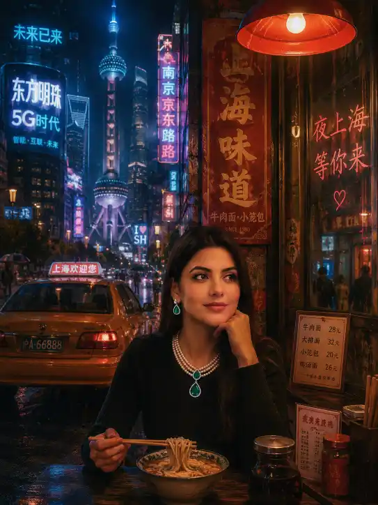 Dreamy Chinese Street Nostalgia Prompts