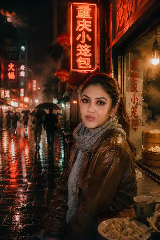 Dreamy Chinese Street Nostalgia Prompts