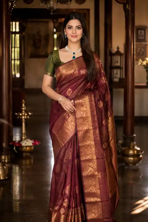 Traditional Saree Photoshoot Prompt
