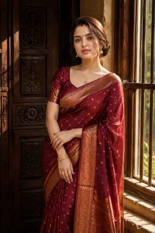 Traditional Saree Photoshoot Prompt