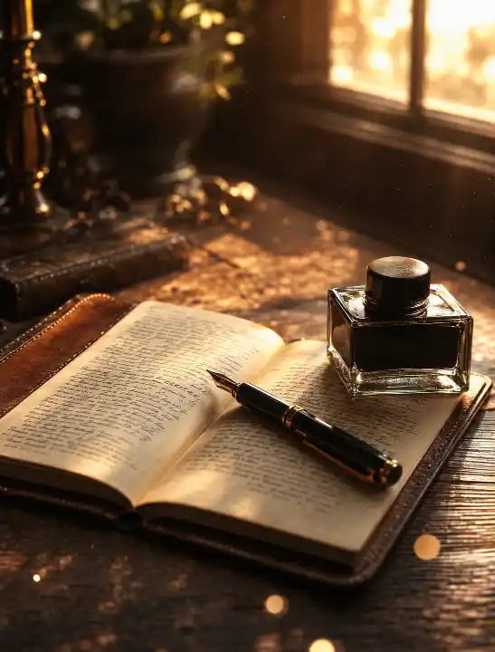 Golden Hour Vintage Journal Prompt