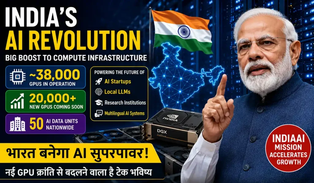 India AI Compute Infrastructure Push Adds 20,000 GPUs for Local AI Growth