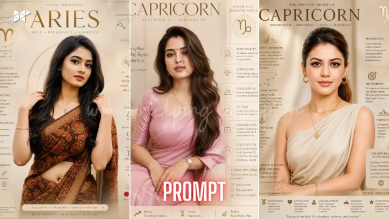 Zodiac Personality Poster AI Prompt