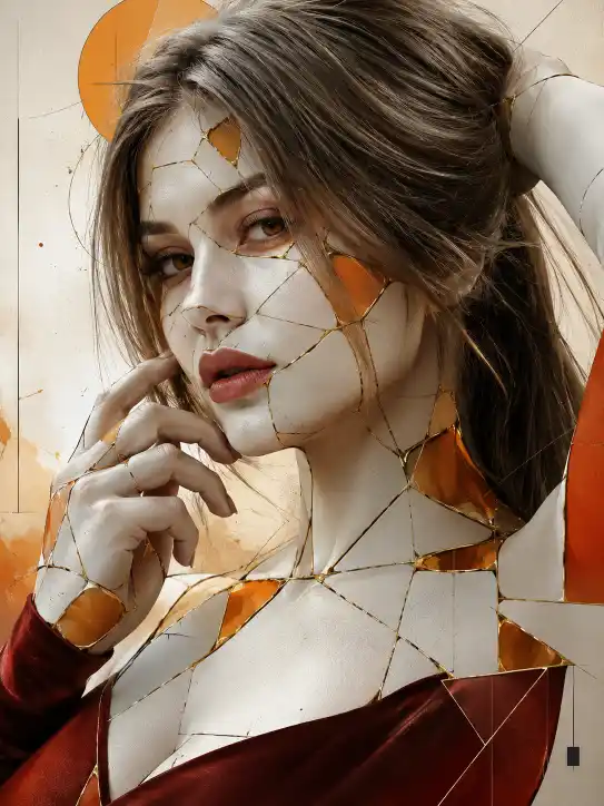 Mesmerizing Kintsugi AI Portrait Prompt