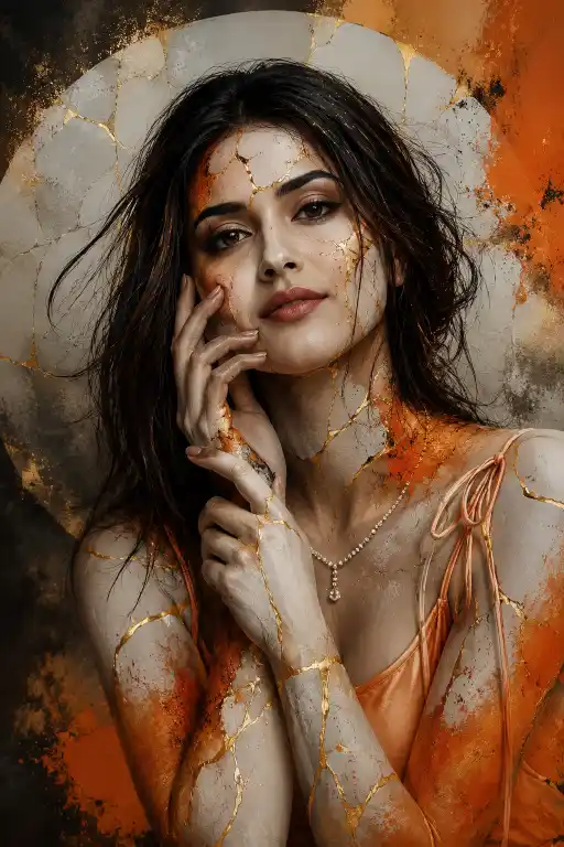 Mesmerizing Kintsugi AI Portrait Prompt