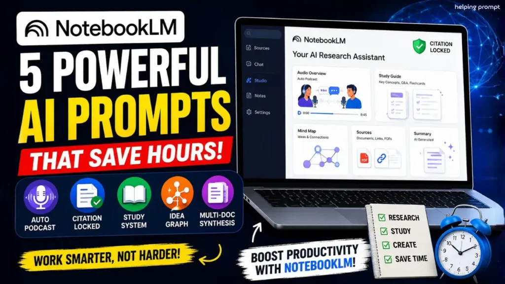 NotebookLM AI Prompts: 5 Powerful Tricks Everyone Uses? - Helping Prompt