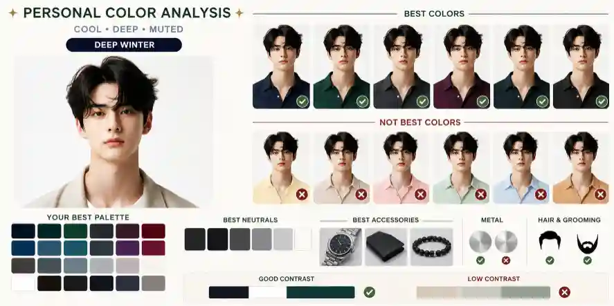 Personal Color Analysis Graphic Find Your Best Colors 2026
