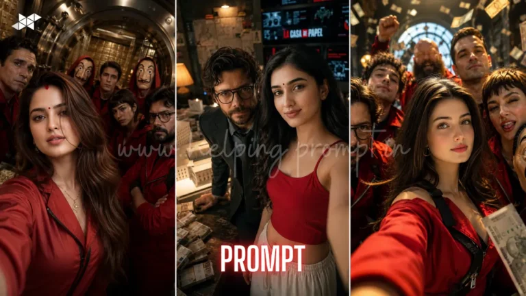 Selfie With Money Heist AI Prompt Ideas Going Viral?