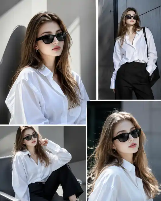 Korean Fashion Portrait Prompt