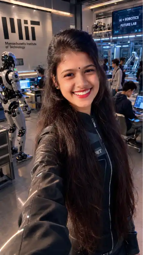 MIT Campus Selfie AI Prompt