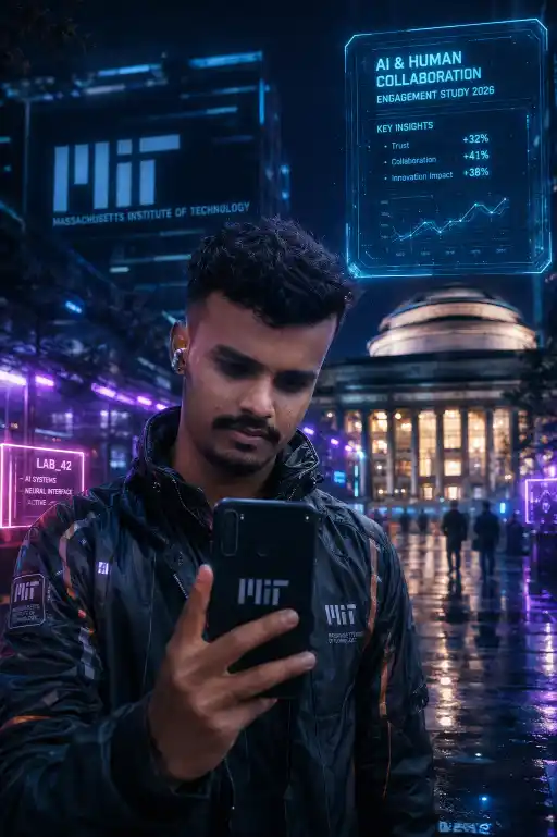 MIT Campus Selfie AI Prompt