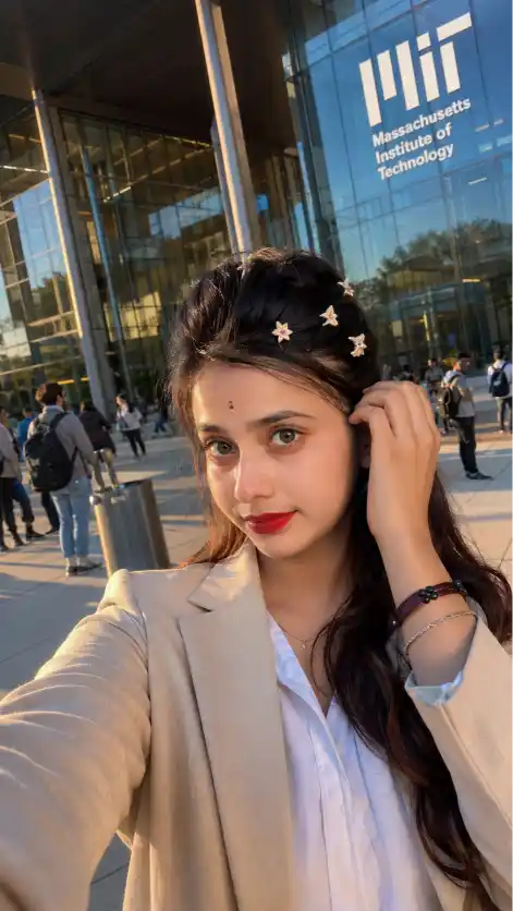 MIT Campus Selfie AI Prompt
