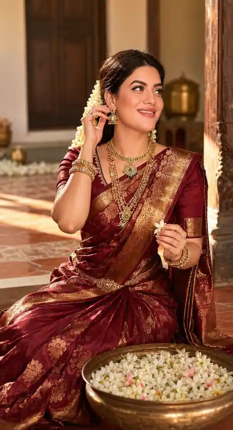 South Indian Saree Photoshoot Prompt