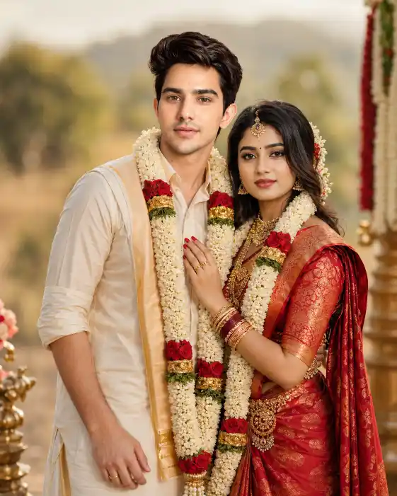 South Indian wedding AI prompt