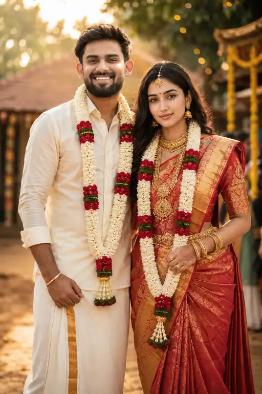 South Indian wedding AI prompt