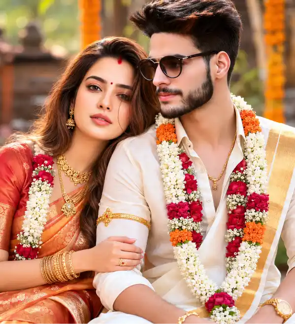 South Indian wedding AI prompt