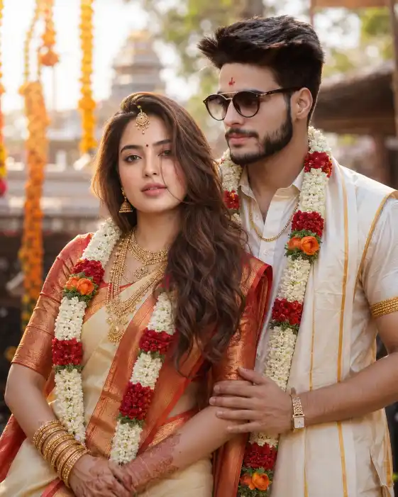South Indian wedding AI prompt
