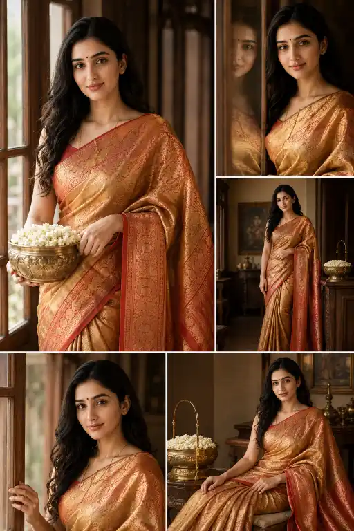 Vintage South Indian Editorial Prompt