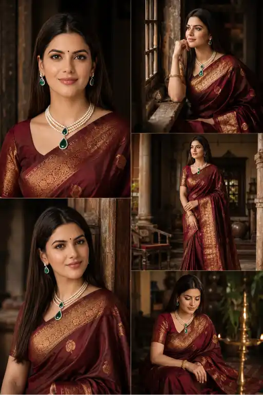 Vintage South Indian Editorial Prompt
