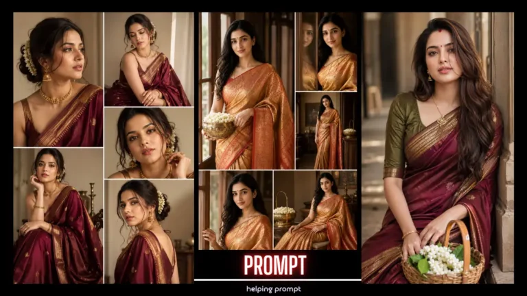 Stunning Vintage South Indian Editorial Prompt Ideas