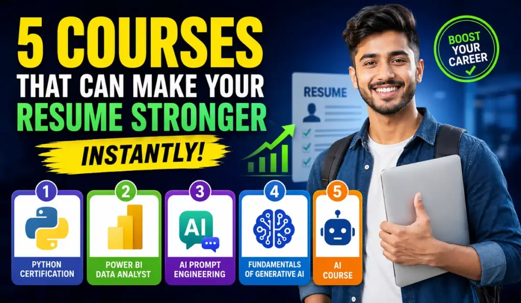 Top Resume Building Courses in 2026 Every Student Should Explore Today